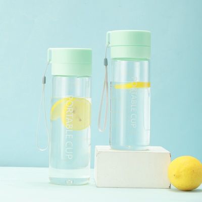 200g 플라스틱 물질 BPA 무료 600ml 800ml 야외 스포츠 물병 시간 표시기와 함께