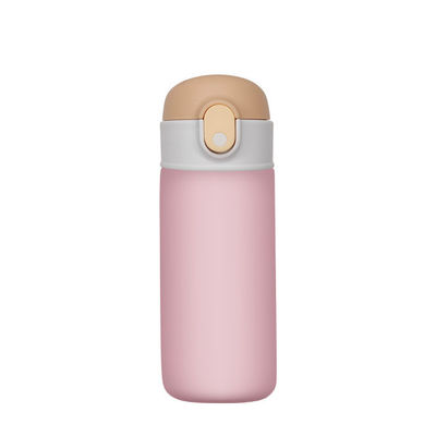 16oz 스테인리스 스틸 물병 빨대 뚫고 가출 방지 및 활동적인 아이들을 위해 고립