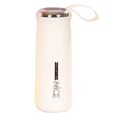 400ml 유리 미니 야외 휴대용 물병 라니어드 로고 사용자 지정 수비 컵
