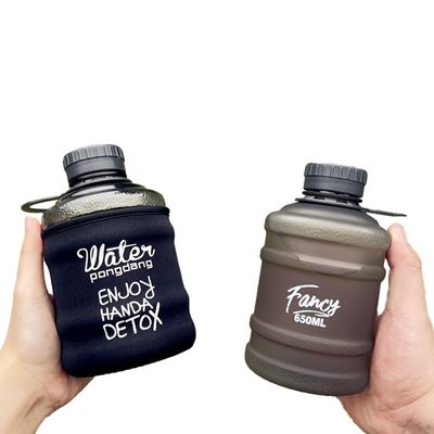 학생 스포츠 야외용 680ml 대용량 플라스틱 휴대용 직선 음료 컵