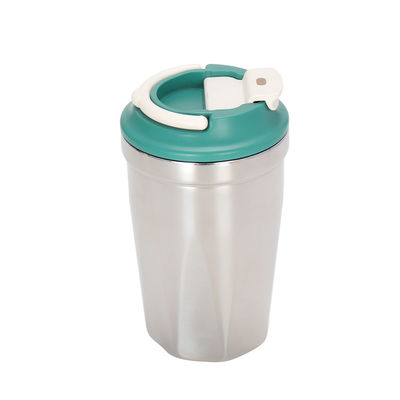 야외 여행 및 커피 마시는 사람들을 위한 맞춤형 색상 420ml 이중 벽 열 잔