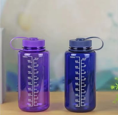 유니섹스 1000ml 대용량 물컵 PS 플라스틱 소재로 스케일 방수컵