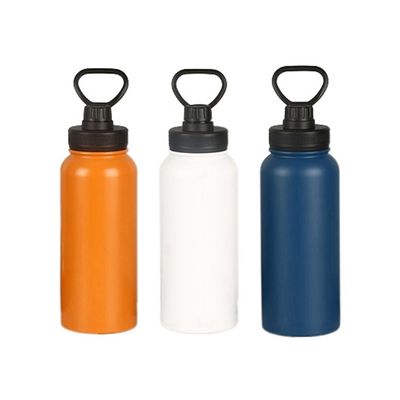 샘플 제공 사용자 정의 넓은 입 1000ML 스테인리스 스틸 진공 여행 물병