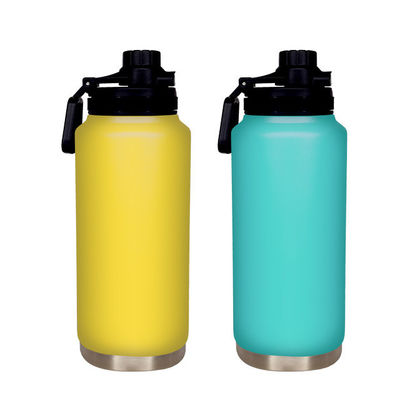 사용자 지정 로고 직선 컵 스테인레스 스틸 물병 32oz 1000ml 단열 금속 컵