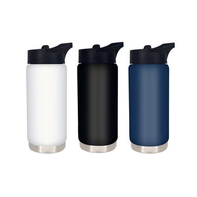 모든 사람을 위한 뚜?? 이 있는 직선 컵 550ml 격리 된 넓은 입 병