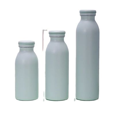 부드러운 고무 페인트 350ml/600ml 이중 벽 격리 스테인레스 스틸 물병