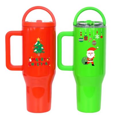 스테인레스 스틸 물병 40oz 터블러 손잡이 뚜?? 과 친환경 장점