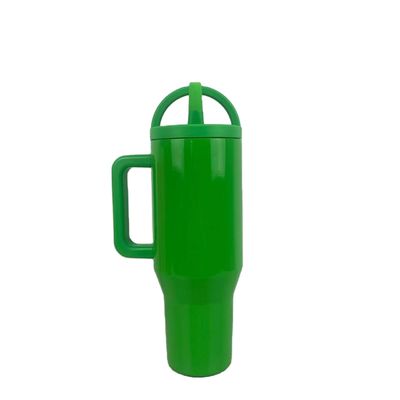 스테인레스 스틸 물병 40oz 터블러 손잡이 뚜?? 과 친환경 장점