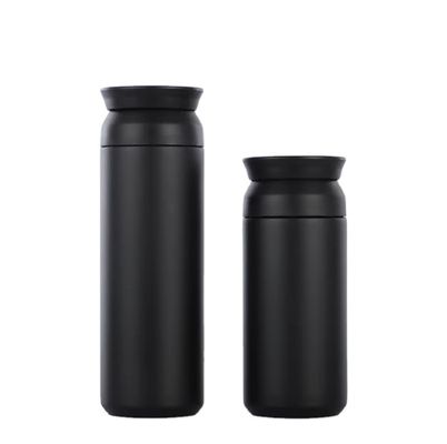 뚜?? 과 손잡이 350ml / 500ml 용량으로 두 개의 벽이있는 스테인리스 스틸 텀블러컵