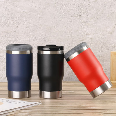 14oz 다채로운 진공 단열 맥주 냉장고 야외 스포츠 병 캠핑용
