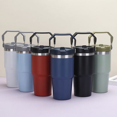 20oz 30oz 스테인리스 스틸 사용자 지정 로고 뚜?? 과 손잡이가 있는 테르모스 플라스크 OEM/ODM 허용