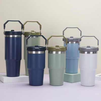 20oz 30oz 스테인리스 스틸 사용자 지정 로고 뚜?? 과 손잡이가 있는 테르모스 플라스크 OEM/ODM 허용