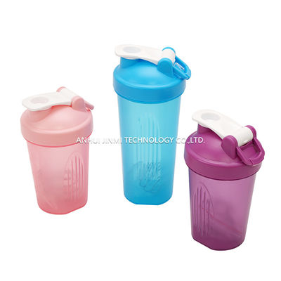 400ML BPA 무료 플라스틱 스포츠 단백질 분말 혼합 쉐이크 물 컵