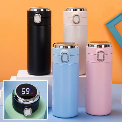 320ml/ 420ml 스테인리스 스틸 스마트 열수병 LED 온도 디스플레이