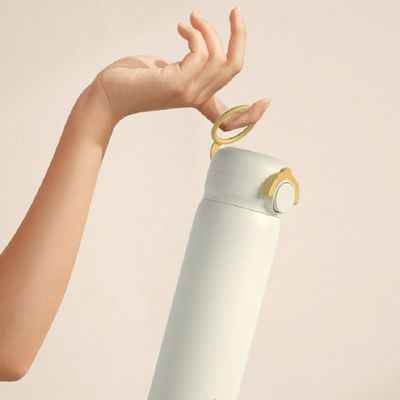 450ml 스테인리스 스틸 테르모스컵 여성용 지속 가능하고 귀여운 휴대용 물컵