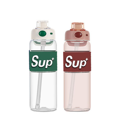 휴대용 누출 방지 스포츠컵 650ml 및 780ml 용량 개인화 된 다채로운 물병