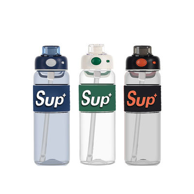 휴대용 누출 방지 스포츠컵 650ml 및 780ml 용량 개인화 된 다채로운 물병