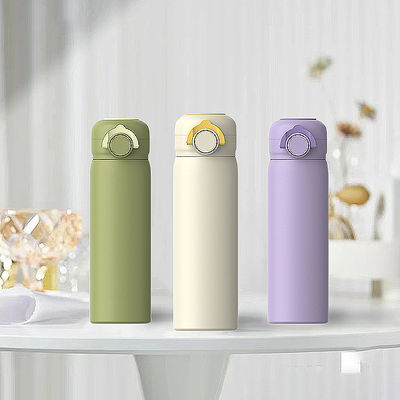진공 병 테르모스 450ml 용량 스테인레스 스틸 물병 남녀용
