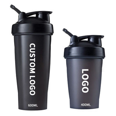 400ml 피트니스 플라스틱 블랙 체육관 블렌더 쉐이커 컵 단백질 쉐이커 병 다재다능