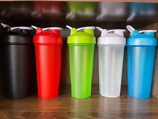 400ml 피트니스 플라스틱 블랙 체육관 블렌더 쉐이커 컵 단백질 쉐이커 병 다재다능