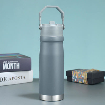 500ml/650ml 스테인리스 스틸 진공 병 휴대용 야외 스포츠 음료수 손잡이