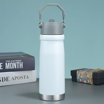 500ml/650ml 스테인리스 스틸 진공 병 휴대용 야외 스포츠 음료수 손잡이