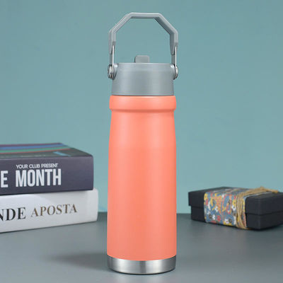 500ml/650ml 스테인리스 스틸 진공 병 휴대용 야외 스포츠 음료수 손잡이