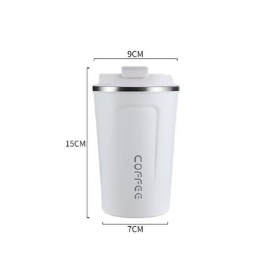500ml 스테인리스 스틸 진공 단열 커피 여행 머그 홈 오피스 레스토랑
