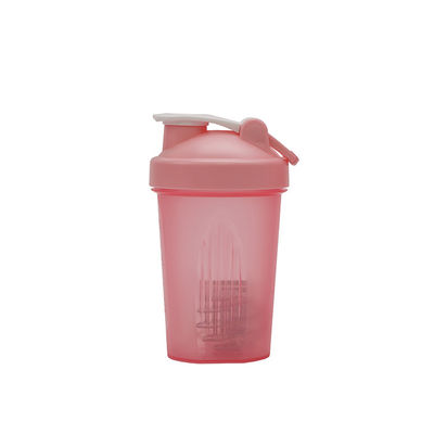 400ML 플라스틱 단백질 분말 밀크 셰이크 컵 스케일 스테인레스 스틸 공 혼합 체육관 물컵