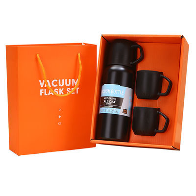 스테인레스 스틸 진공 격리 물병 2 컵 550ml 비즈니스 선물 세트