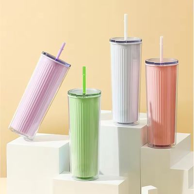 24온스 환경 친화적인 다채로운 플라스틱 아크릴 물병