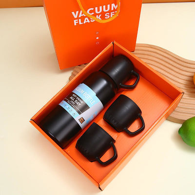550ml 용량 단열 된 이중층 스테인리스 스틸 금속 테르모스 컵 세트