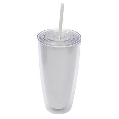 직접 마시는 750ml 물병 두 개의 벽 뚜?? 과 빨대 커피 텀블러 컵