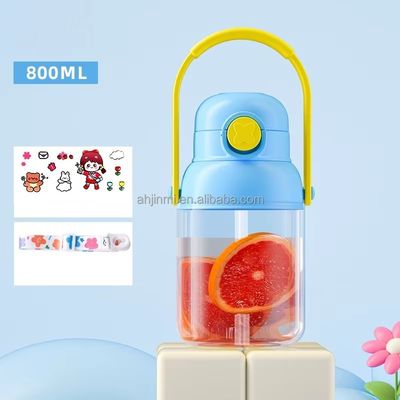 여행 및 야외 활동용 800ml 야외 스포츠 캔 BPA 없는 주스 병