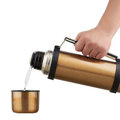카와이 단열 진공 컵 1200ml 용량 이동 중 뜨거운 물과 커피를위한 완벽한