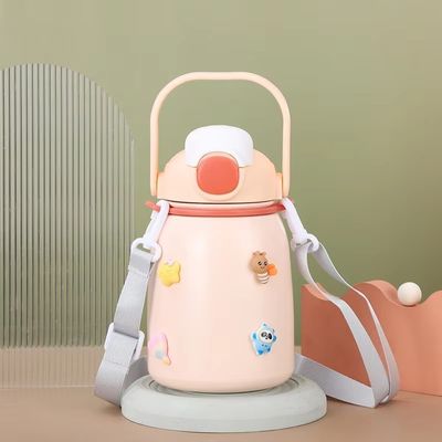 맞춤식 로고 800ml 큰 배 컵 아이용 고체 스테인레스 스틸 물병