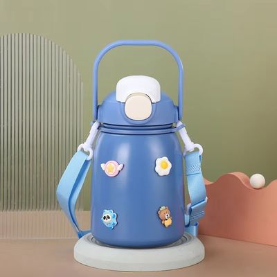 맞춤식 로고 800ml 큰 배 컵 아이용 고체 스테인레스 스틸 물병