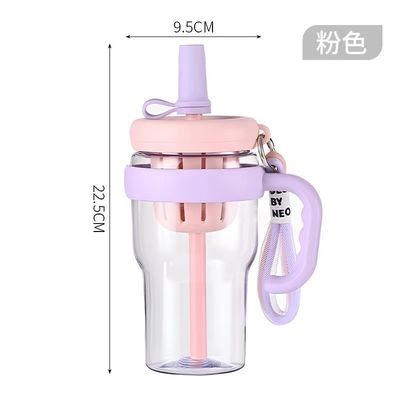 680ml 플라스틱 병 휴대용 야외 여행 수액 병 캠핑 여행의 성인