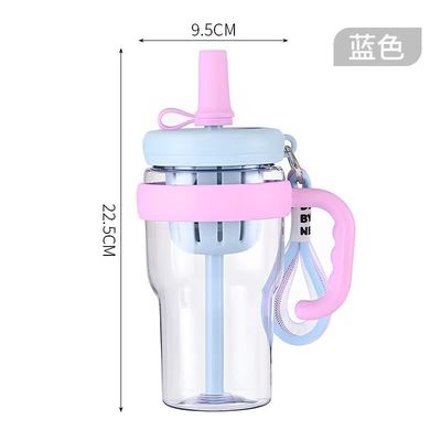 680ml 플라스틱 병 휴대용 야외 여행 수액 병 캠핑 여행의 성인