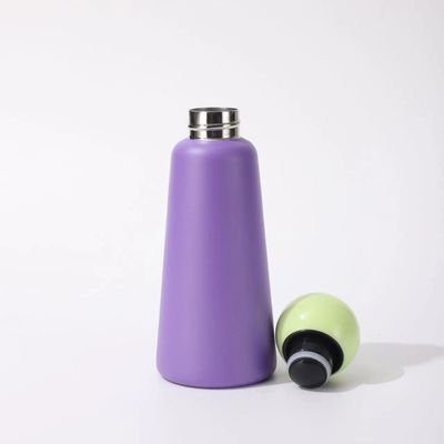 다채로운 350ml/500ml 맞춤형 스테인레스 스틸 단열 컵 누출 방지 이중 벽