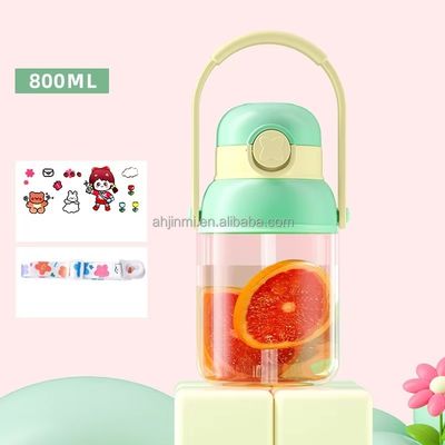 미니멀리즘 디자인 스타일 야외 스포츠용 800ml 플라스틱 병