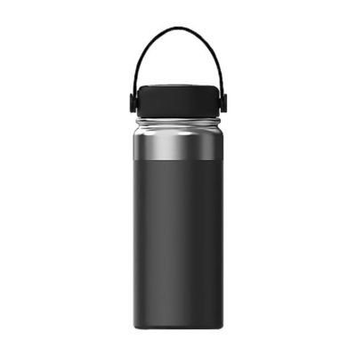 성인용 600ml 스테인리스 스틸 물병 짚으로 된 듀플 벽 진공 격리
