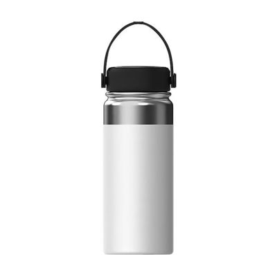 성인용 600ml 스테인리스 스틸 물병 짚으로 된 듀플 벽 진공 격리