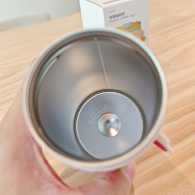 304 스테인레스 스틸 물병 뚜?? 420ml 휴대용 창의적 귀여운 직선 음료