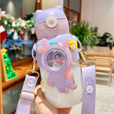 여름학생 귀여운 곰 디자인 물병 큰 용량과 휴대용