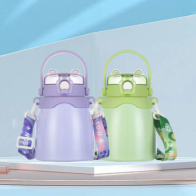 큰 용량 1000Ml 이중 음료 뚜?? 스테인레스 스틸 비공 격리 잔 음료 용품