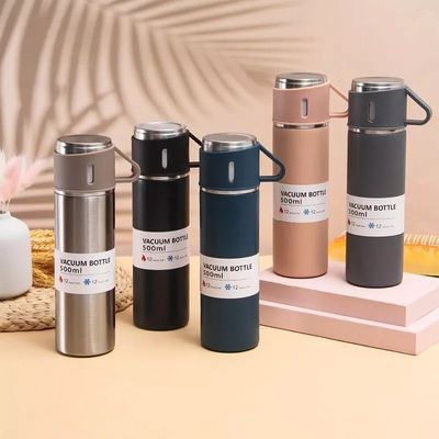 300g 용량 500ml 맞춤 로고를 위한 이중 벽 스테인리스 스틸 테르모스 물병