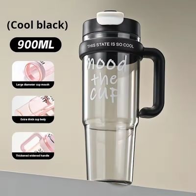 여자아이용 플라스틱 물컵 900ml BPA 무료 스프레이 병 야외 스포츠 및 여행