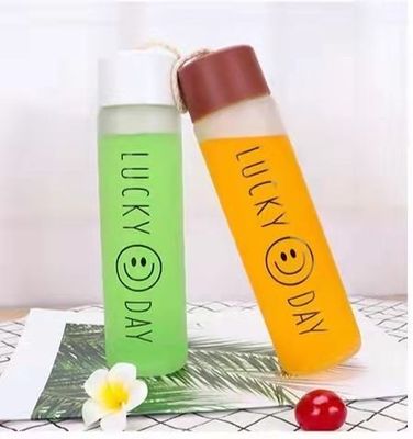 산책 및 야외 활동용 400ml 유리 물병 주문 제작 받아 들인다
