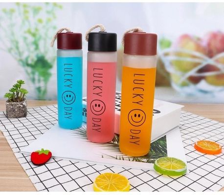 산책 및 야외 활동용 400ml 유리 물병 주문 제작 받아 들인다